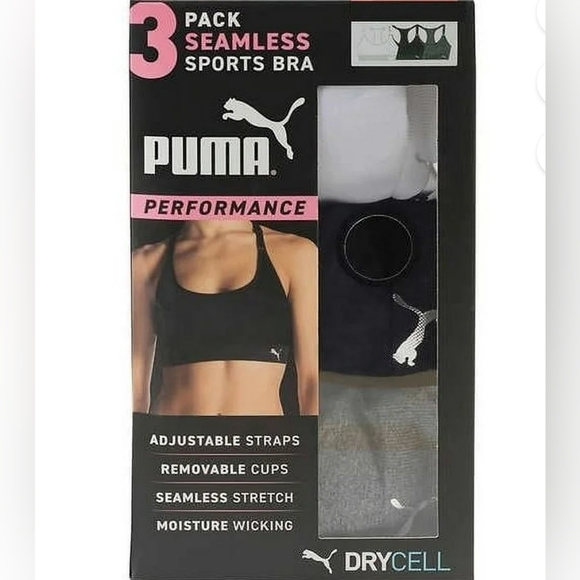 PUMA Women Sports Bra- 3 Pack - Picture 6 of 7